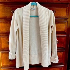 VINCE Cream 100% Cashmere Cardigan